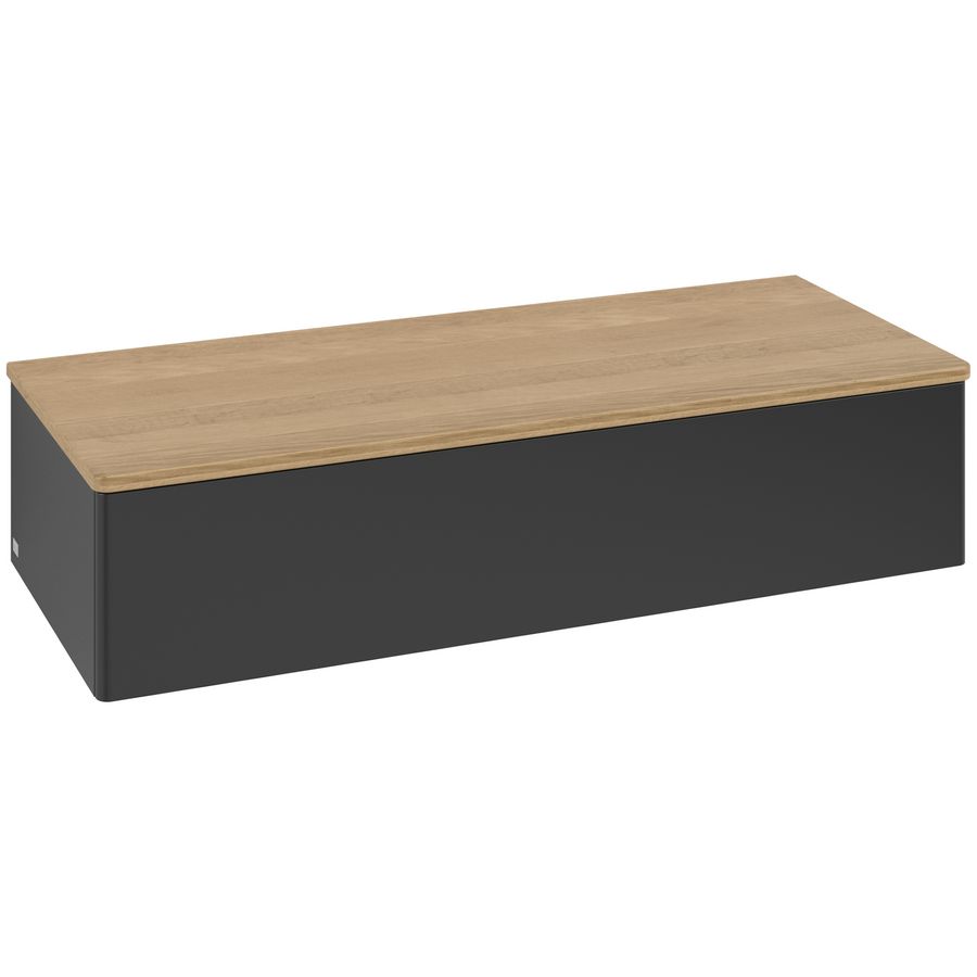Sideboard Antao 1200x268x500mm Black Matt Lacquer K41001PD