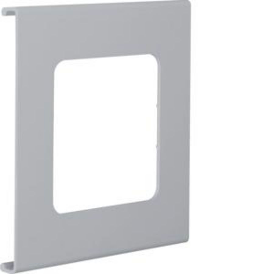 Afdekplaat voor goot 1-voudig FB 130mm breed grijs