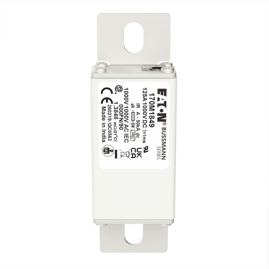 Zekering hoge snelheid 125A DC 1000V 000 24x36x115mm VVE=3