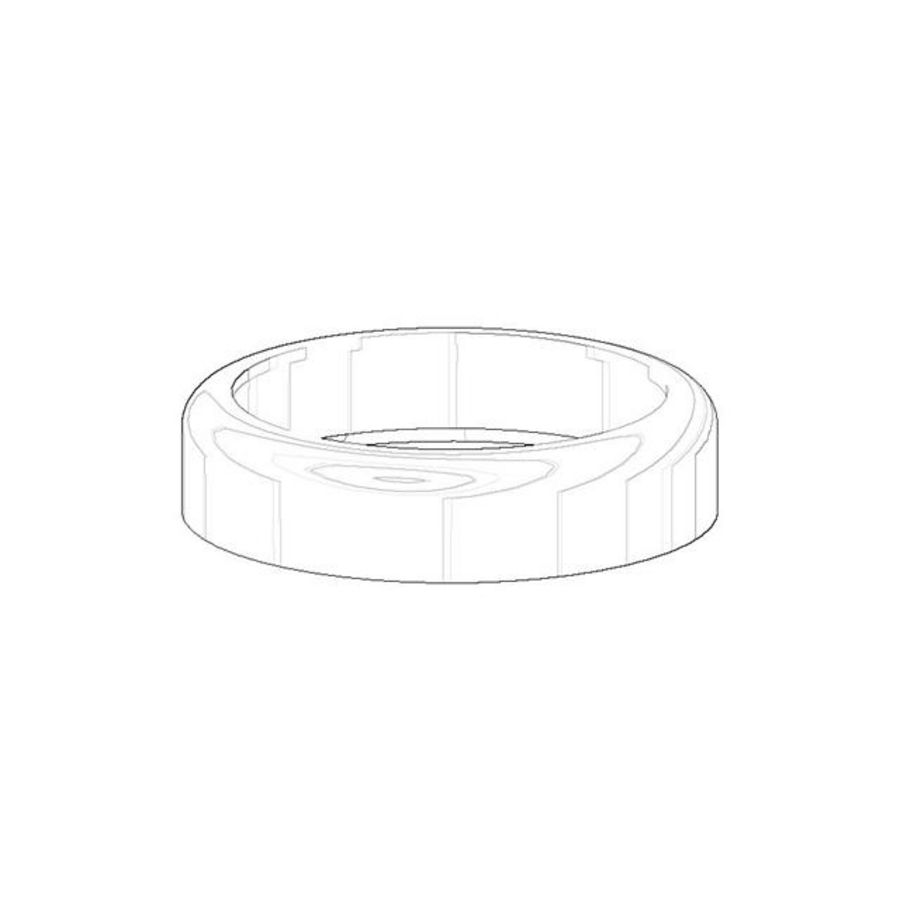 Bevestiging v. geurafsluiter 1 1/4" Champagne (22kt Goud)