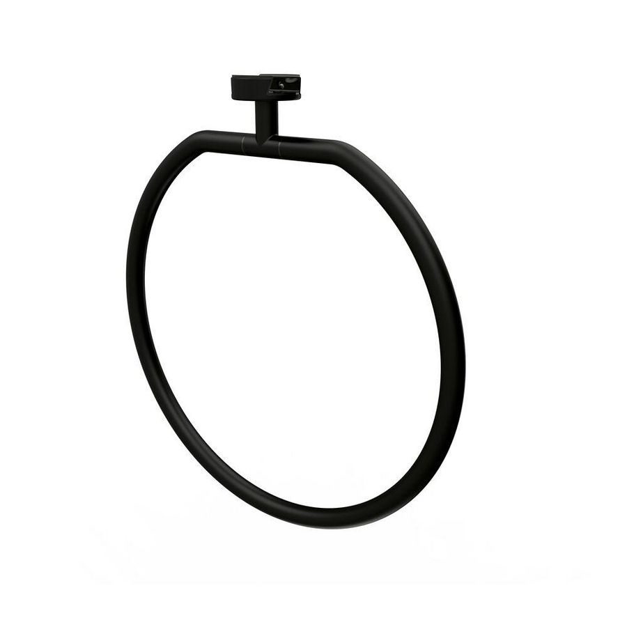 Closetrolhouder dubbel v. onder planchet Black LEEV