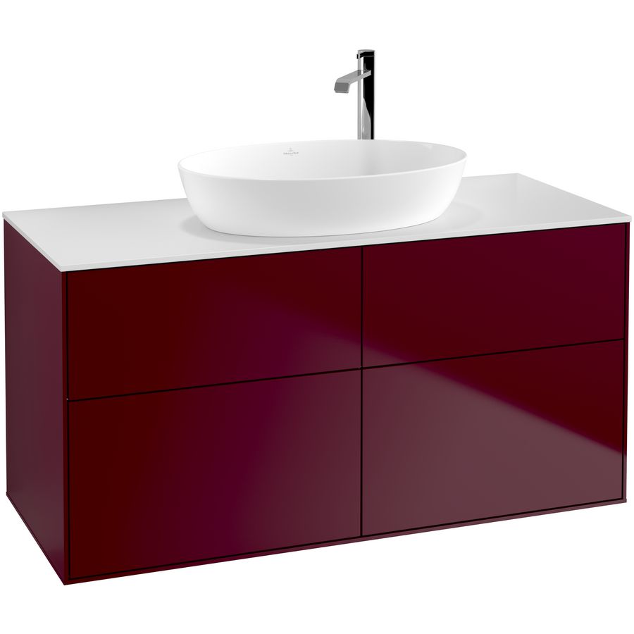 Wastafelonderkast Finion 1200x603x501mm Peony Matt Lacquer F91100HB
