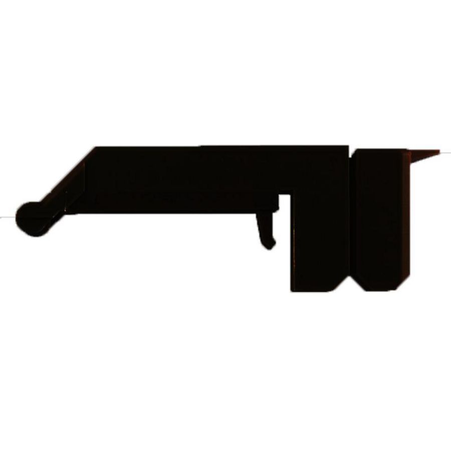 Afsluit- eindplaatzwart polyamide 66 h:139mm b:54mm VVE=10