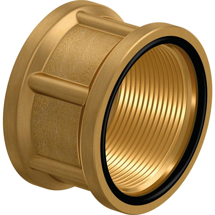 Rechte koppeling Wipex met o-ring DN25-32 1x1" bn.