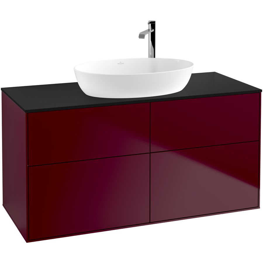 Wastafelonderkast Finion 1200x603x501mm Peony Matt Lacquer F91200HB