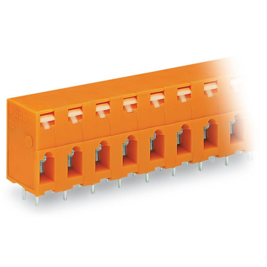 Printklem Drukknop 2,5mm² oranje 741-402 VVE=80