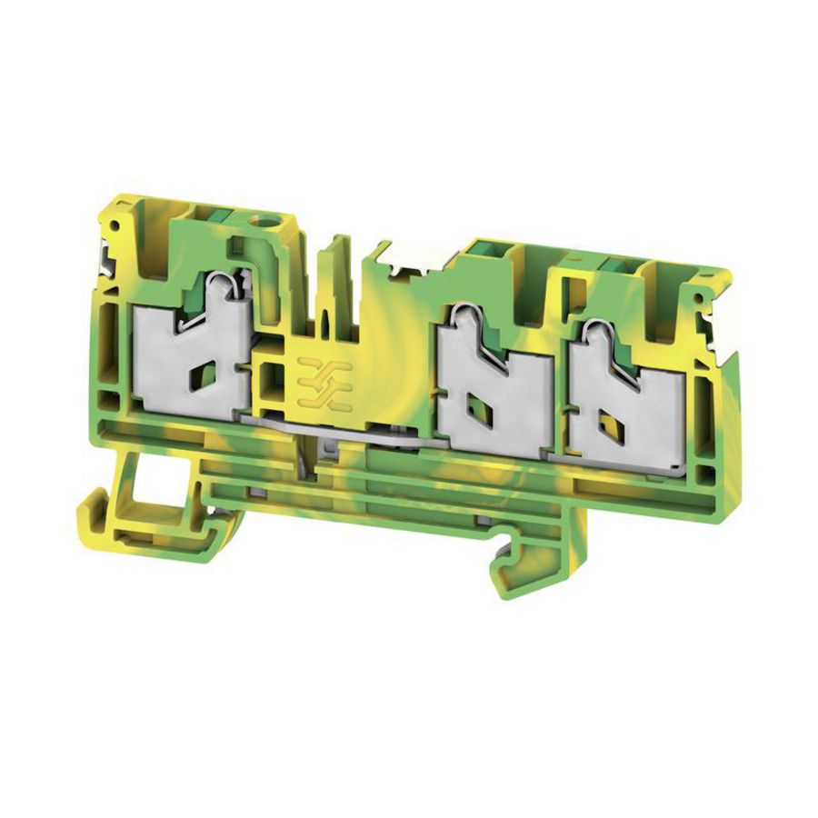 PE SNAP IN groen/geel 4mm2 1000 nr. of connectio VVE=50