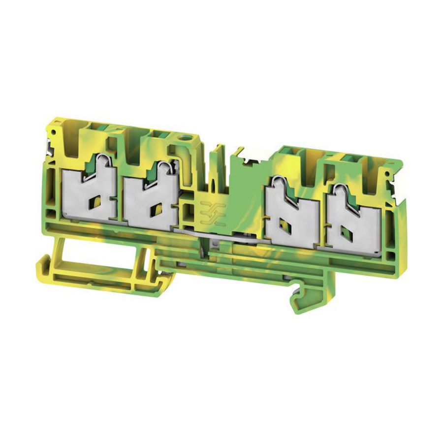 PE SNAP IN groen/geel 4mm2 1000 nr. of connectio VVE=50