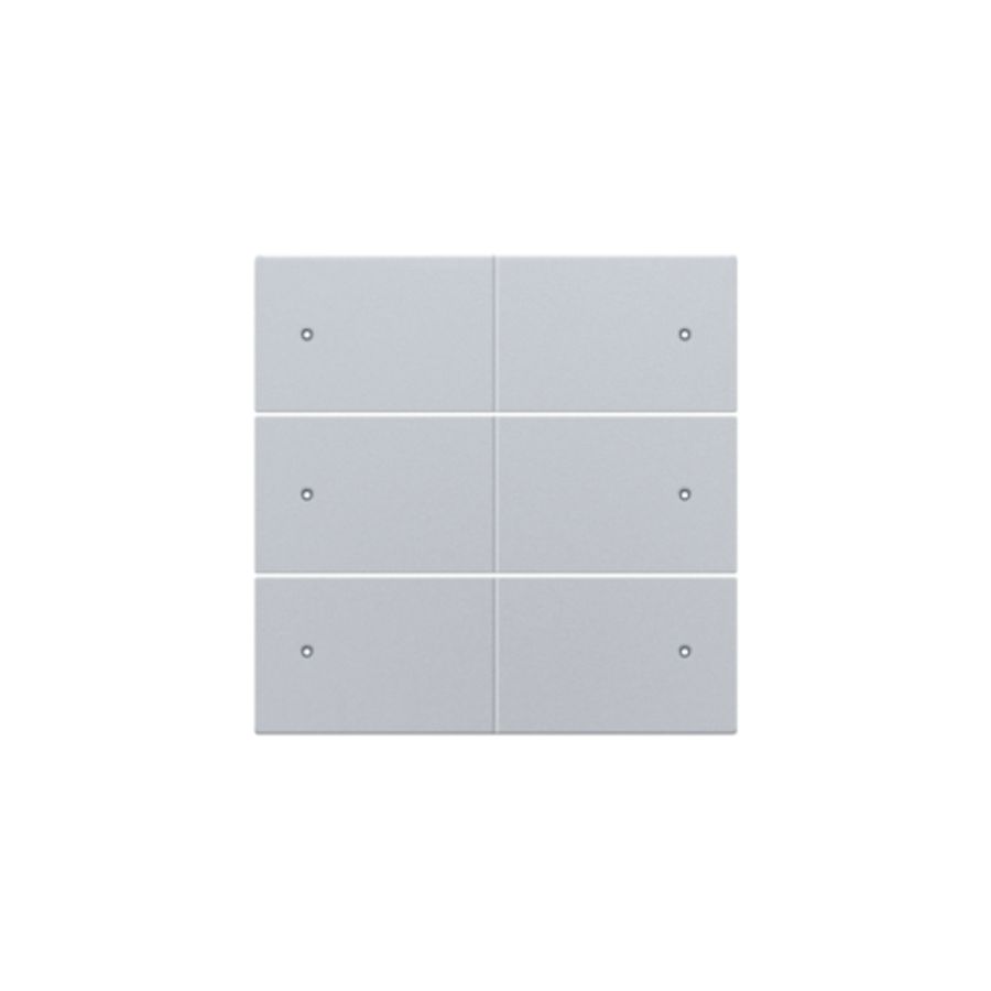 Afwerkingsset 6-voudige pot.vrij knop 24V Led sterling