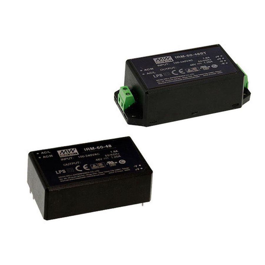 AC-DC ingekapseld Mini PSU PCB mount style 60W 24V