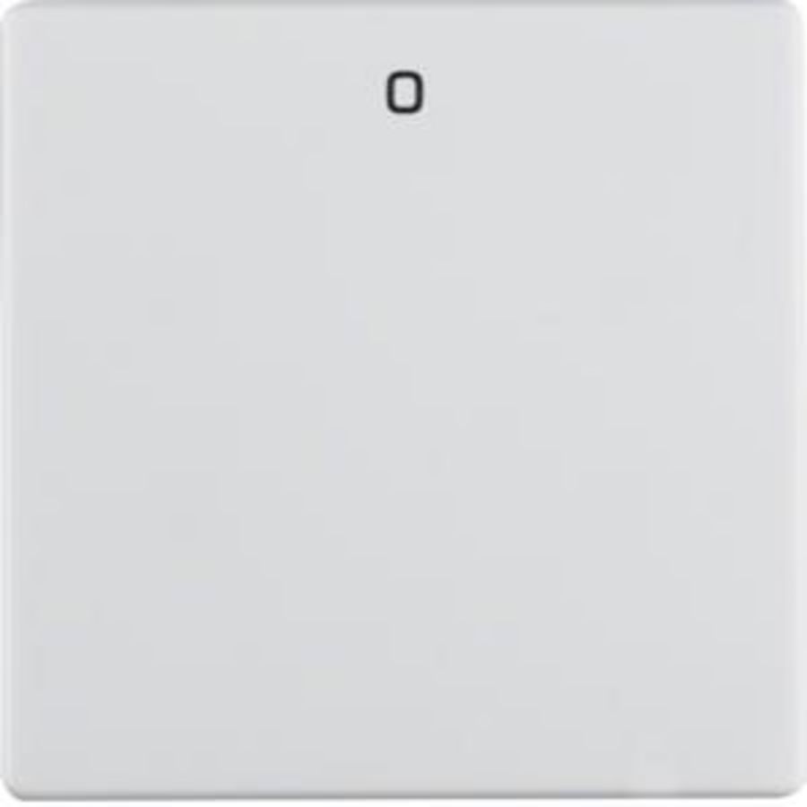 Wip met opdruk 0 berker Q.1/Q.3/Q.7 polarwit