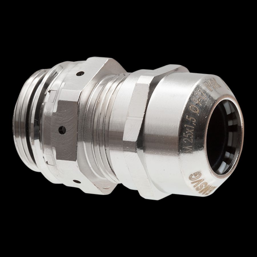 Anti-condens wartel messing vernikkeld M25x1,5 9-17mm (EMSVG25)