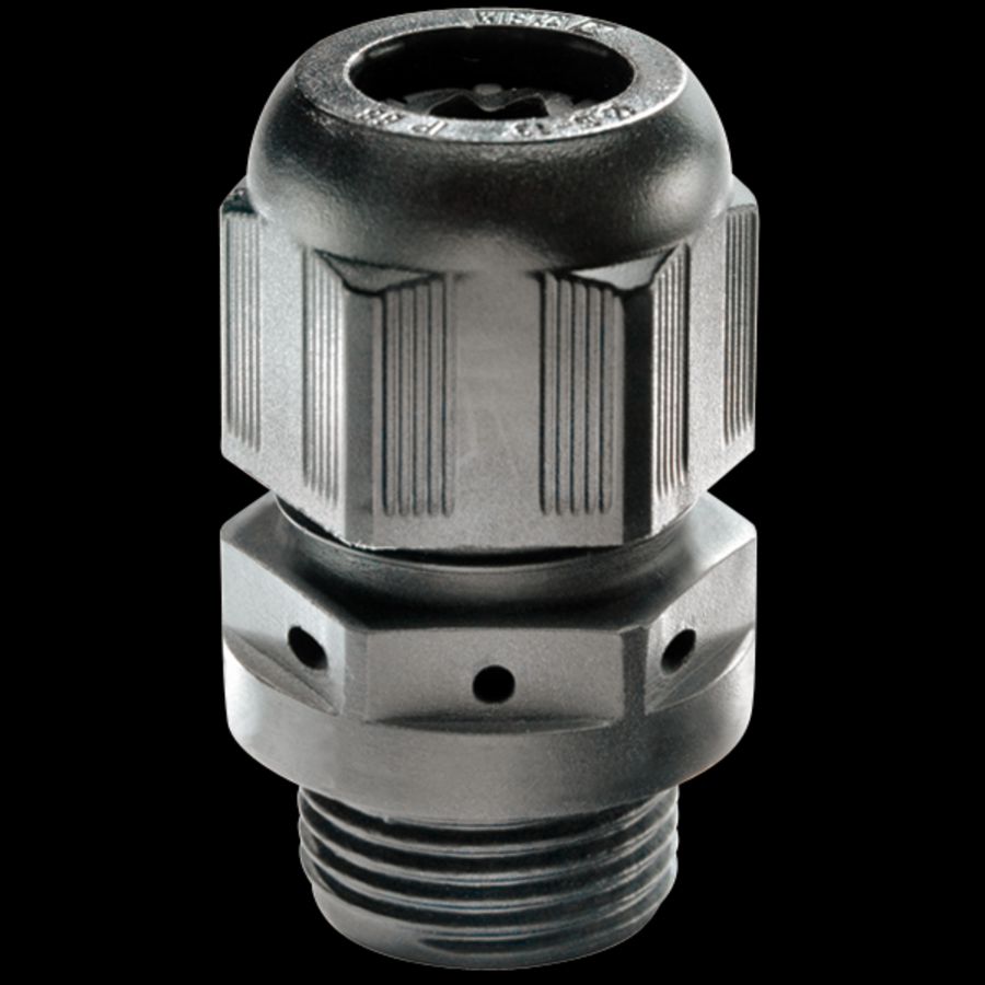 Anti-condens wartel kunststof M16x1,5 doorlaat 4,5-10mm (ESVG16BK)