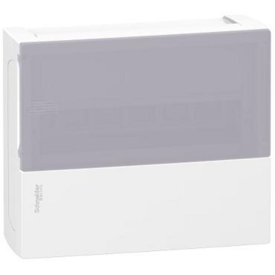 Opbouwverdeler Transparante deur 1x12 modules