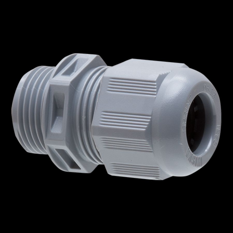 Kabelwartel kunststof M16x1,5 doorlaat 4,5-10mm donkergrijs (ESKV16SG) VVE=50