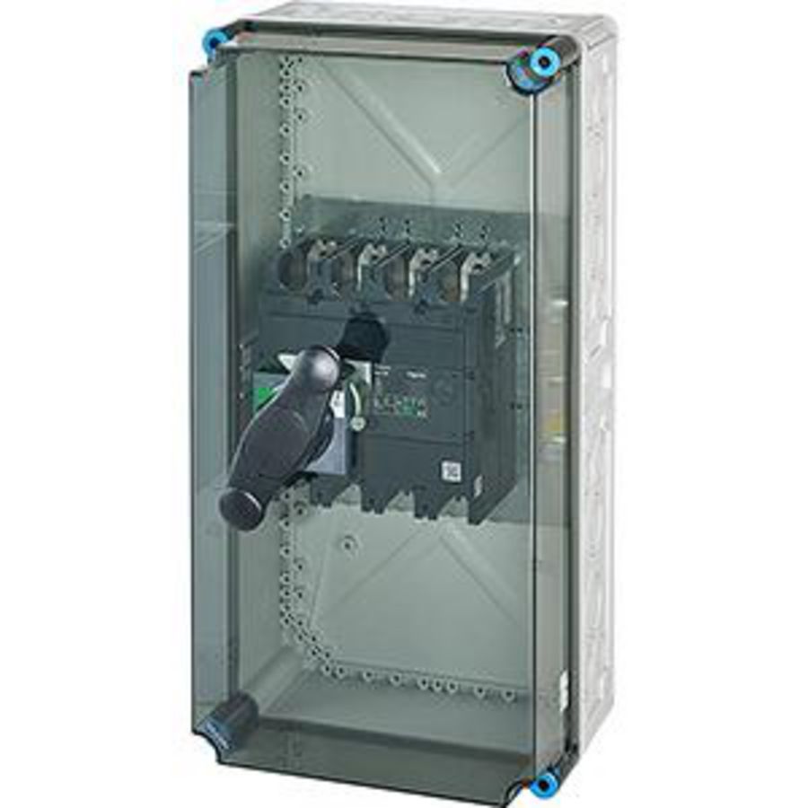 Mi Lastschakelaark. 400A 4 polig BM3 300x600mm +PE klem