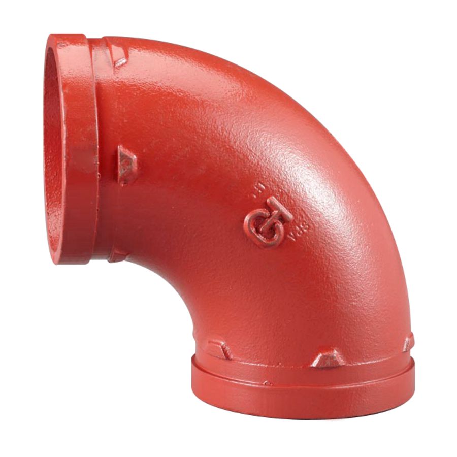 Bocht 90° Shurjoint 7110 MM 42,4mm rood
