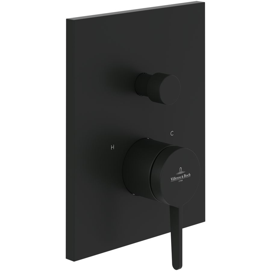 Eengreeps inbouwkraan Conum Matt Black TVT127001000K5