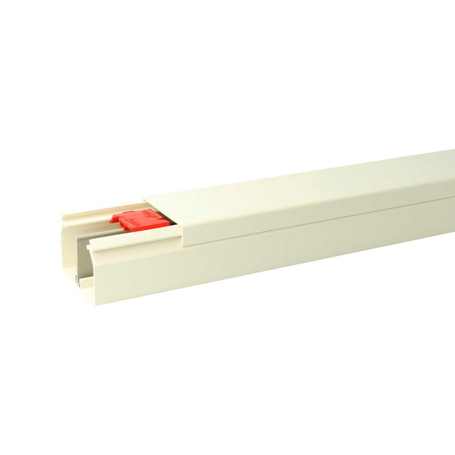 Lengte a 2m. Leidingkanaal KK 60x40 kabelkoker creme