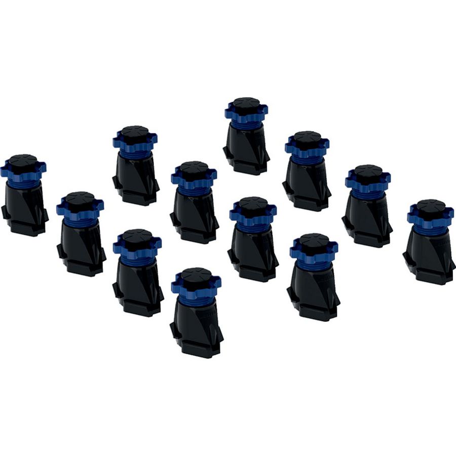 Set a 12st. Hoge steunpoten tbv douchevloeren