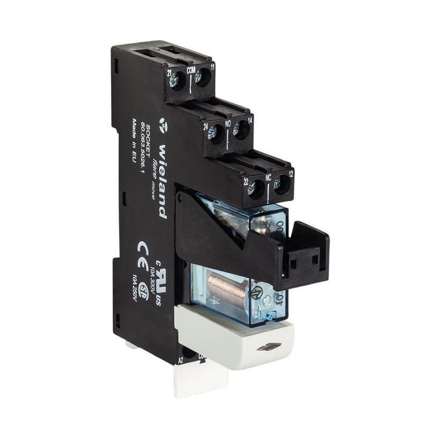 Schakelrelais bouwsteen flare move 24VDC-1W-16a VVE=10