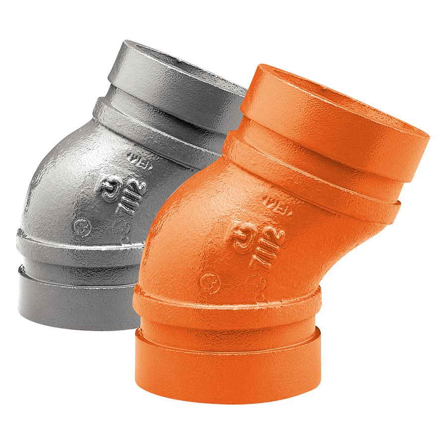 Bocht 22,5° Shurjoint 7112 MM 139,7mm oranje