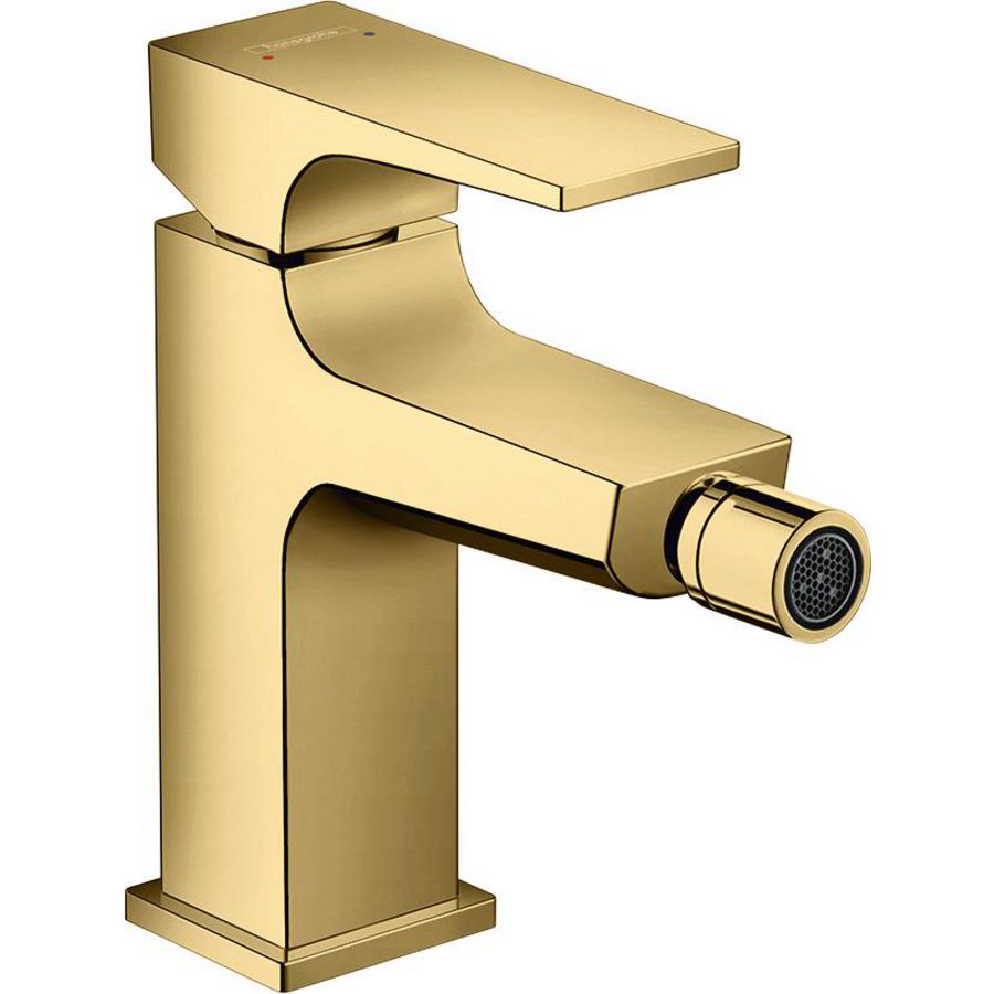 Bidetmengkraan 1-hendel Metropol 32520990 polished gold optic