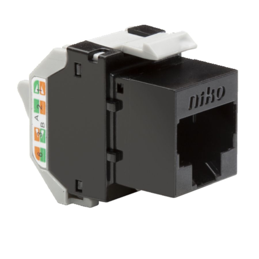 Onafgeschermde RJ45-connector UTP Cat. 5E PoE++ band