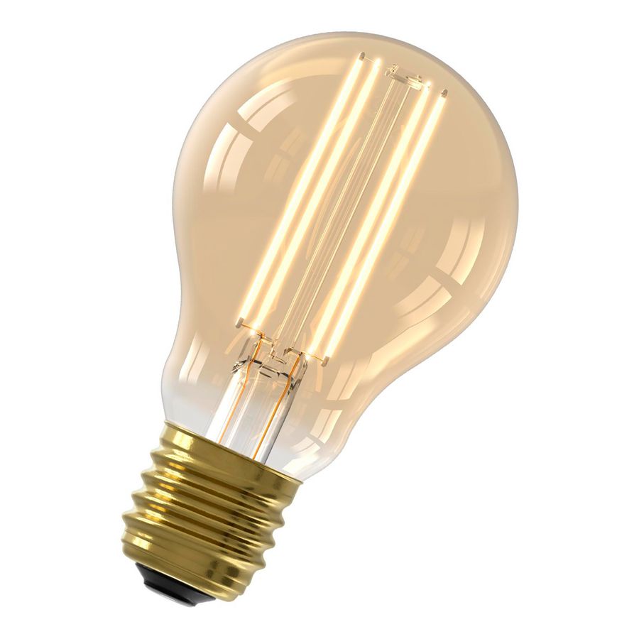 LED-lamp Warm Filament A60 E27 DIM 4.5W 40W 470lm 2100K goud