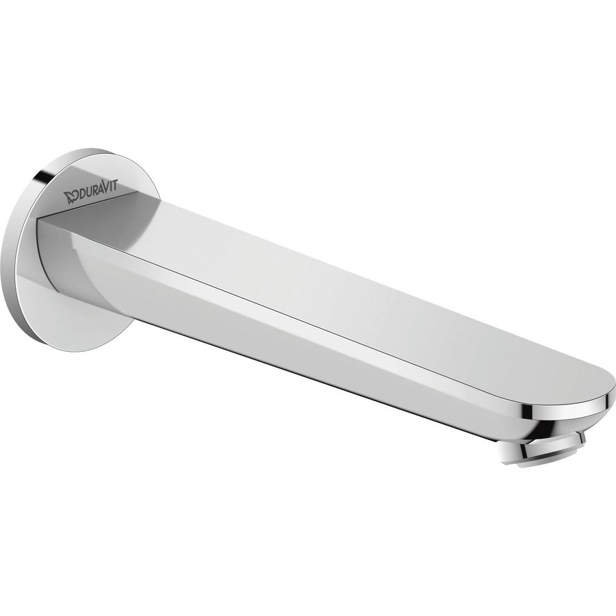 Wave wanduitloop chroom hoogglans 1/2"bt.dr. l=222mm