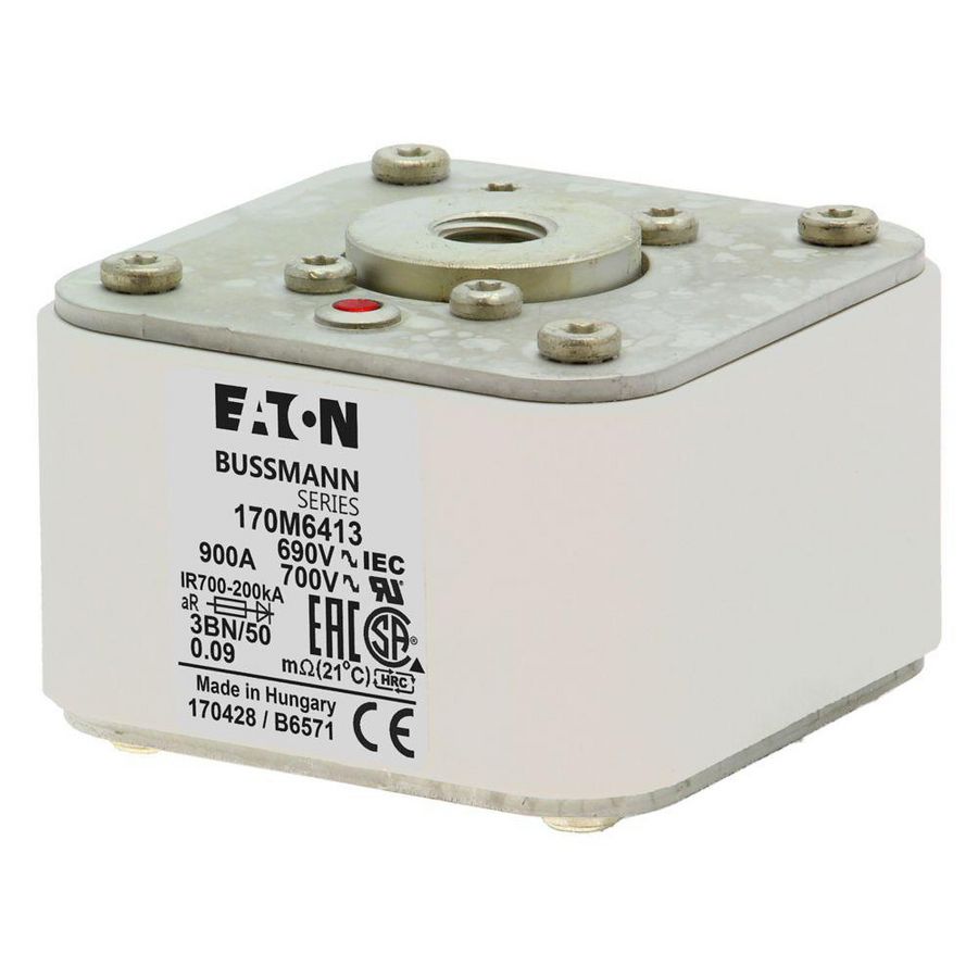 Zekering hoge snelheid 900A AC 690V 200kA 3 aR IEC UL VVE=3