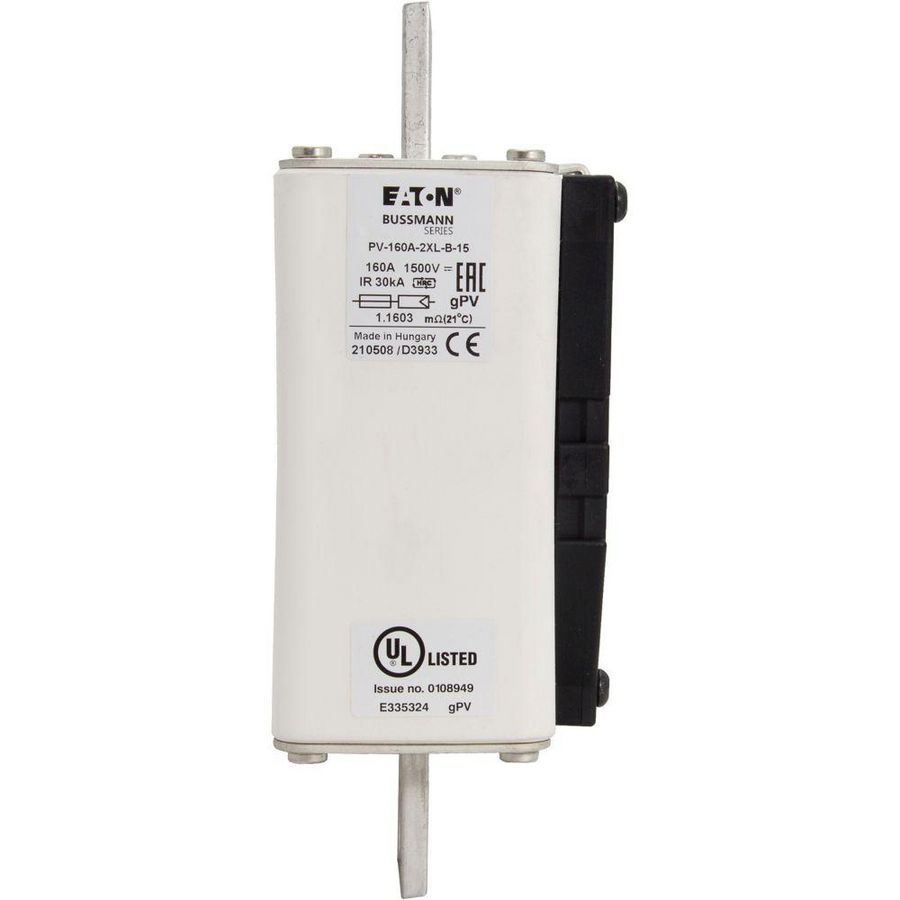 Zekering hoge snelheid 160A DC 1500V 2XL 61x192mm gPV IEC