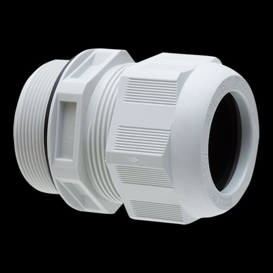 Kabelwartel kunststof, IP68, M50x1,5 doorlaat 21-35mm grijs (ESKV-L50LG) VVE=10
