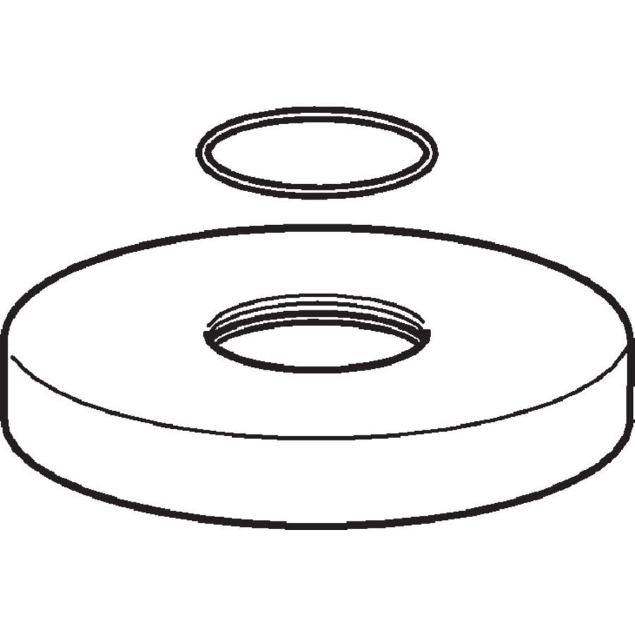 Afdekrozet compleet D135mm