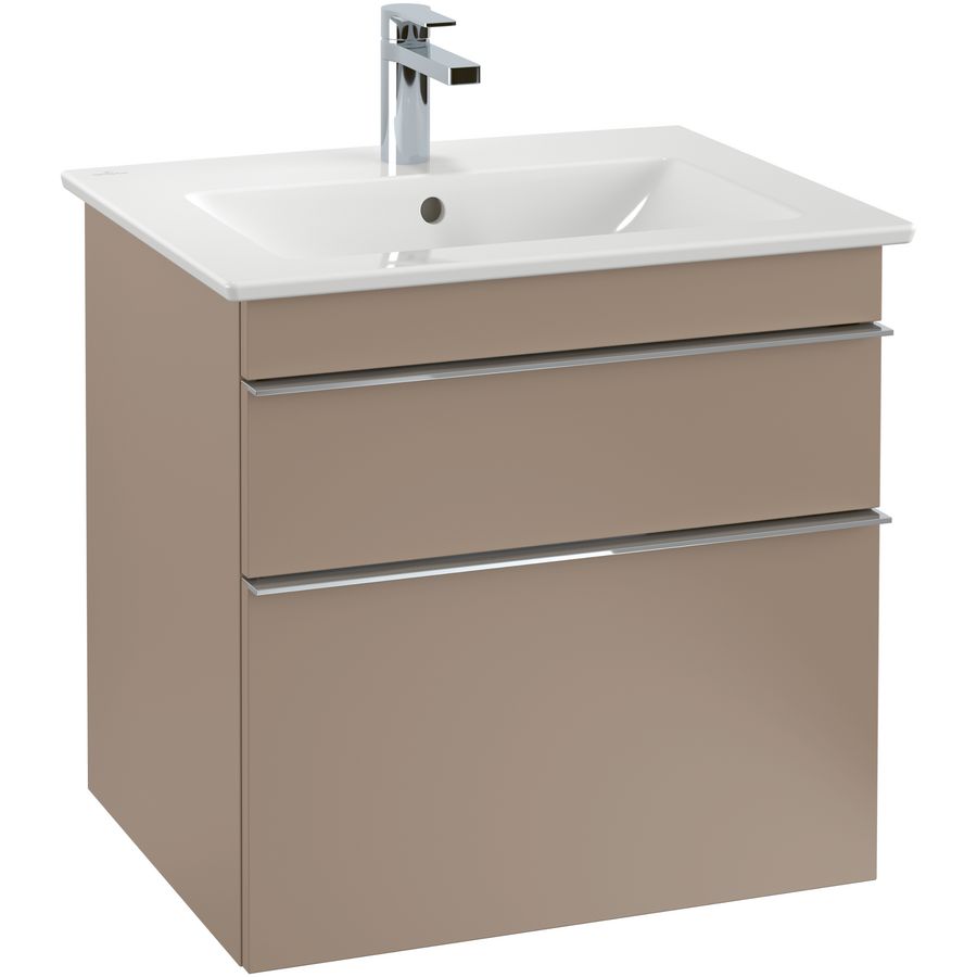 Wastafelonderkast Venticello 603x590x502mm Taupe