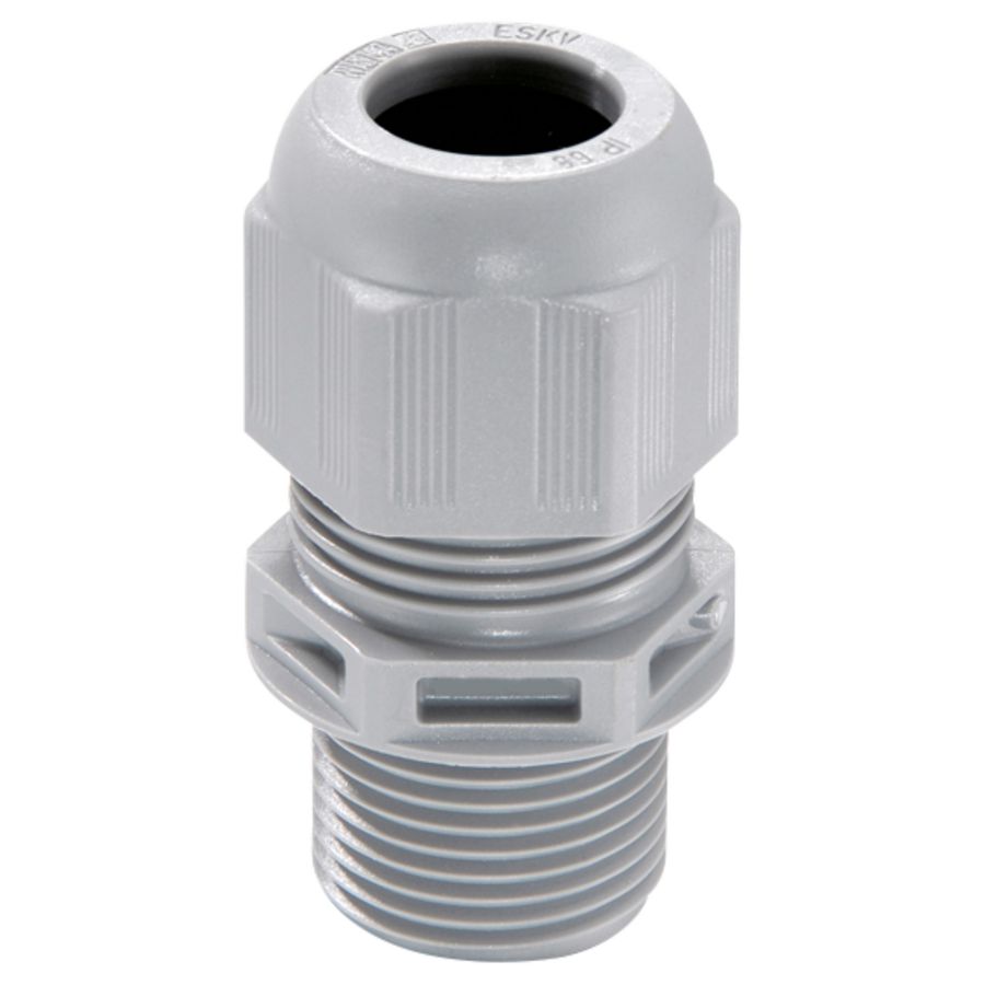 Kabelwartel kunststof, IP68, M40x1,5 doorlaat 16-28mm grijs (ESKV-L40LG) VVE=10