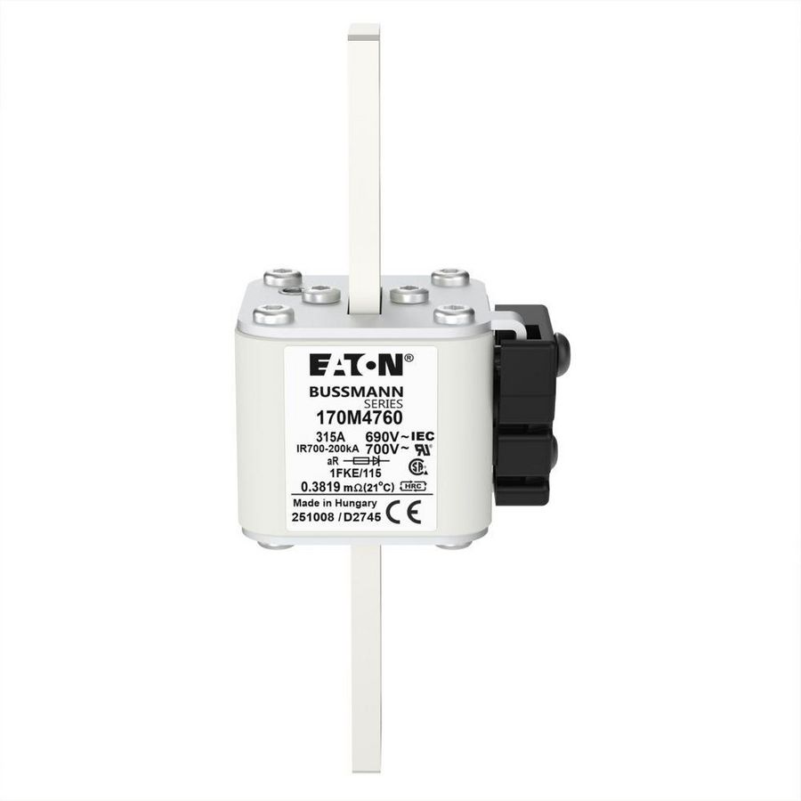 Zekering hoge snelheid 315A AC 690V size 1 53x69x136mm aR