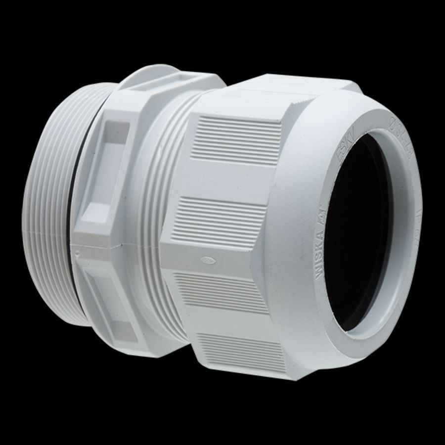 Kabelwartel kunststof, IP68, M63x1,5 doorlaat 34-48mm grijs (ESKV-L63LG)