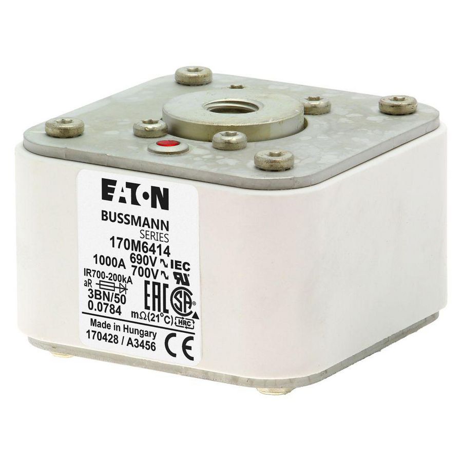 Zekering hoge snelheid 1000A AC 690V 200kA 3 aR IEC UL VVE=3