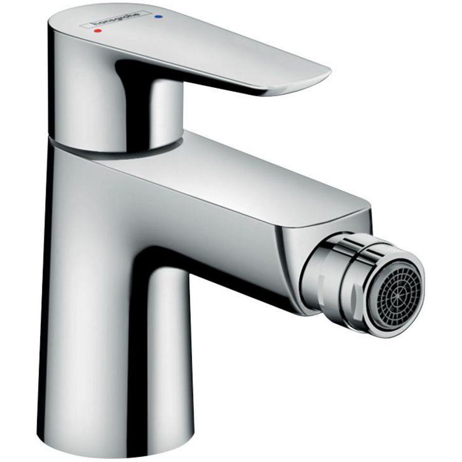 Talis E 1-hendel bidetmengkraan incl. Push-Open plug chroom