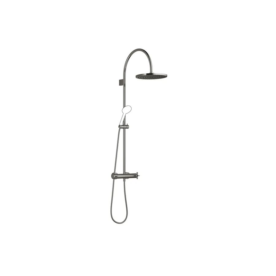VAIA Showerpipe douchethermostaat z.handdouche Dark Chrome