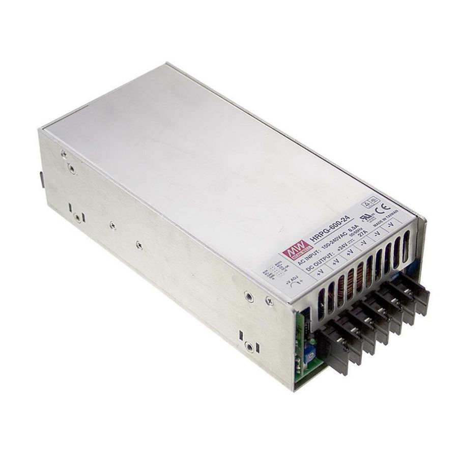 AC-DC enkele output gesloten PSU 600W 24V fan