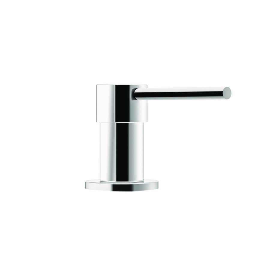 Zeepverdeler rechte uitloop binnenwerk 0,5L reservoir RVS