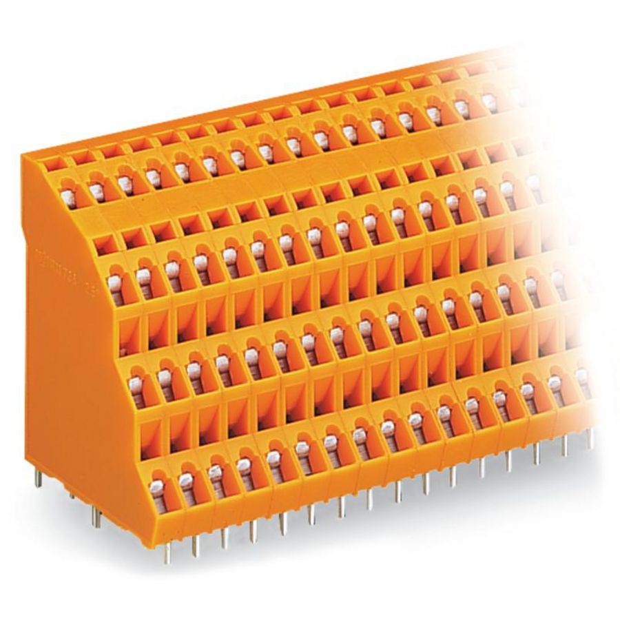 4-etage printklem 2,5mm² raster 5,08mm oranje 738-402 VVE=69