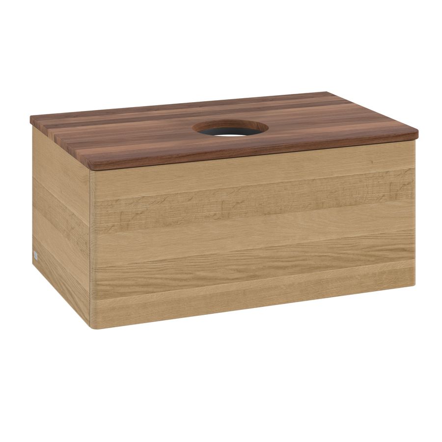 Wastafelonderkast Antao 800x360x500mm Honey Oak K30012HN