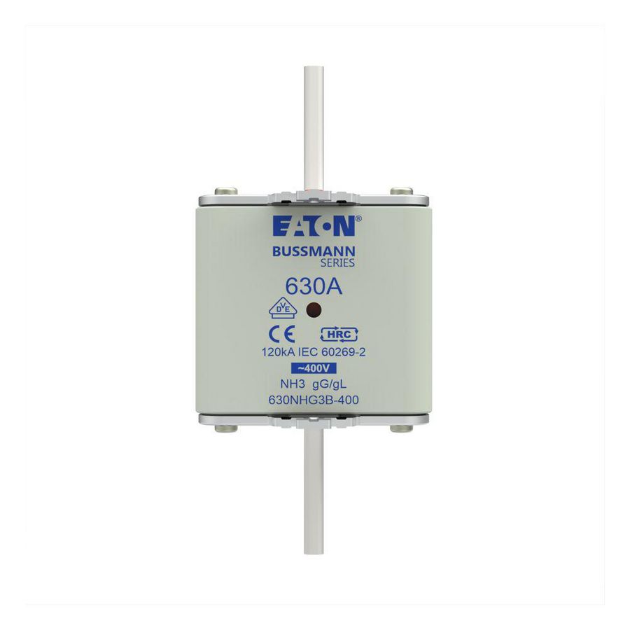 Zekering laagsp. 630A AC 400V NH3 gL/gG dubbele meld VVE=3