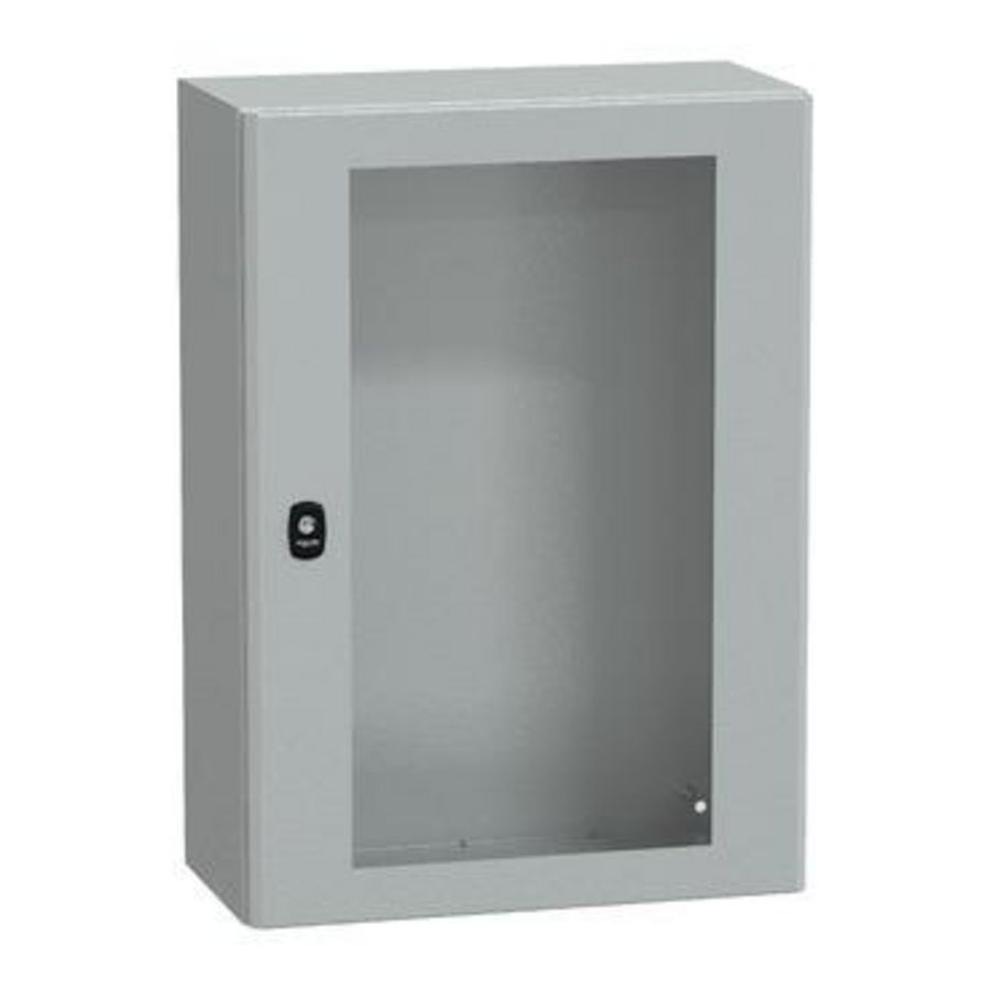 Kast Ruitdeur 700x500x250mm IP66 / IK08 RAL7035 Spacial S3D