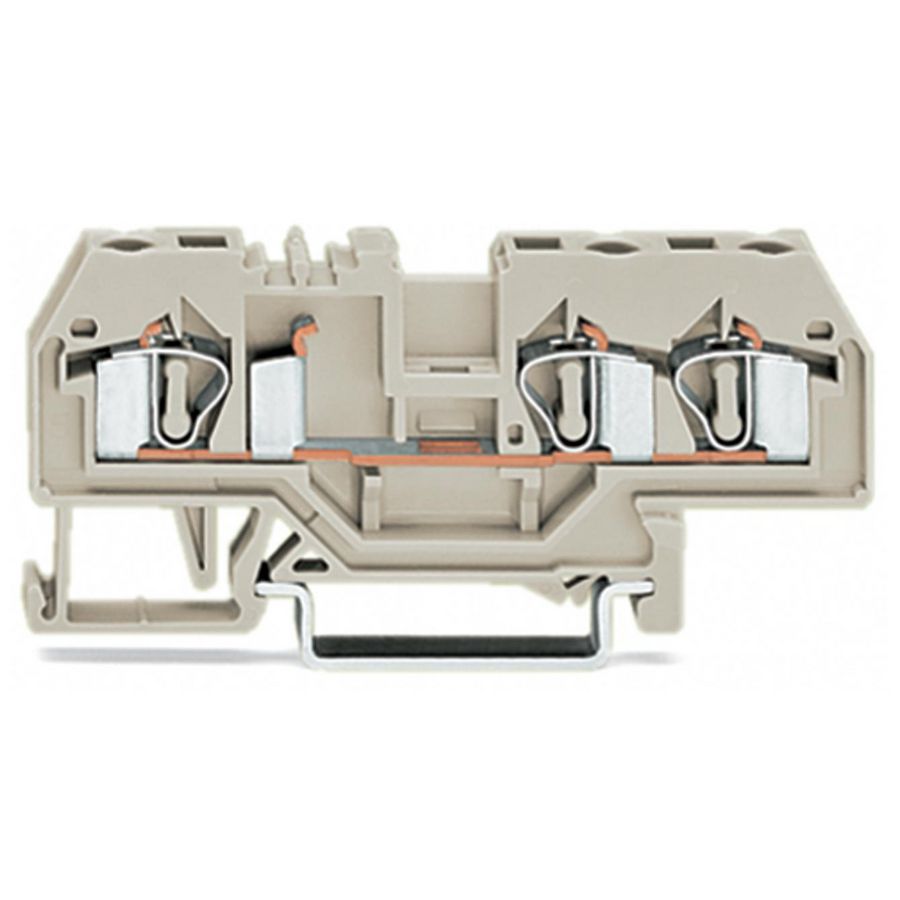 3-draads rijgklem 4mm² Ex e II li.grijs 281-993 VVE=50