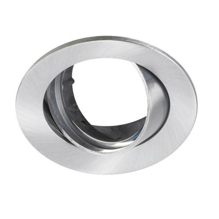 Downlight INSET TREND 75 SW GU10 geborsteld aluminium