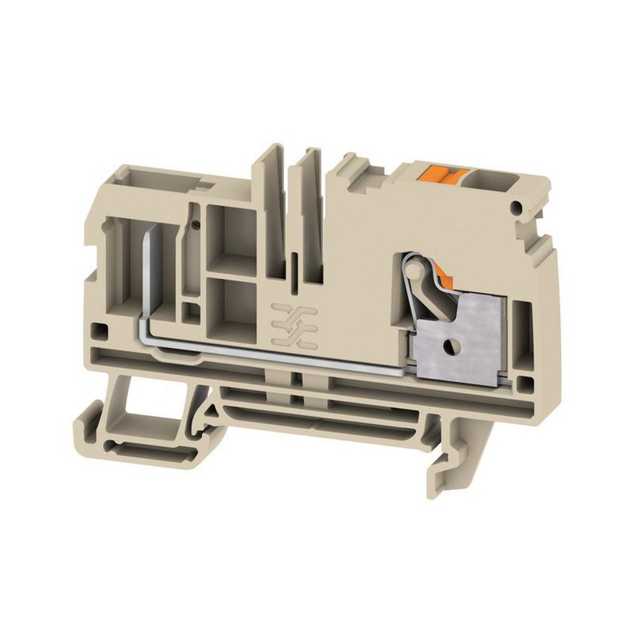 Insteekbaar PUSH IN d. beige 6mm² 41A nr. connec VVE=50